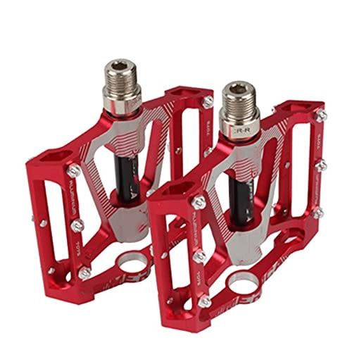 Mountain Bike Pedal : DevileLover Bike Pedals Aluminum Alloy Sealed Bearing Bicycle Pedals Lightweight Mountain Bike Pedals Spin / Indoor / Exercise / Peloton Bicycle Pedals Ultralight Road Pedals Flat Platform Pedal