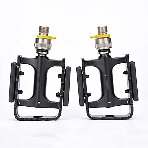 Mountain Bike Pedal : DevileLover Flat Bike Pedals Mountain Aluminium Bike Platform Pedals Lightweight Road Cycling Bicycle Pedals Road Bike Pedals Carbon Fiber Sealed Bearing Wide Platform Cycling Pedal