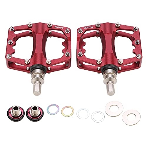 Mountain Bike Pedal : DFGH Cycling Accessory Bicycle Pedal Quick Release For Mountain Road Bike Cycling Accessory(Red)