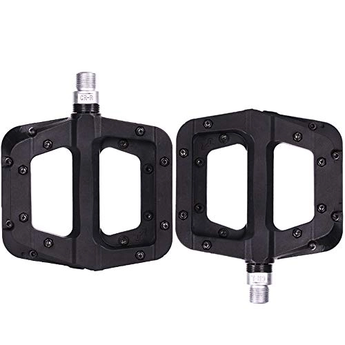 Mountain Bike Pedal : Dfghbn Bicycle Pedal 3 Palin Bearing Mountain Bike Pedal Road Bike Bicycle Accessories And Equipment Sealed Bearing Bicycle Pedals (Color : Black)