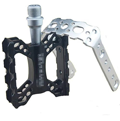 Mountain Bike Pedal : DHTOMC Pedali Per Mountain Bike Bicycle Pedal Made of Aluminium Alloy Mountain Bearing Foot Pedal Bicycle Pedal with Fixed Gear Superficie Antiscivolo