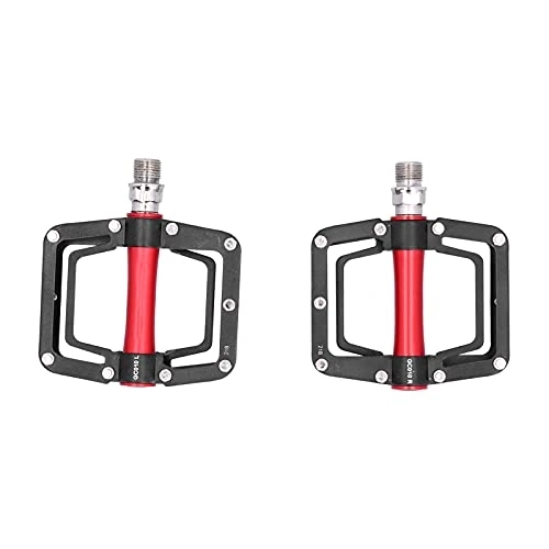 Mountain Bike Pedal : Dilwe 1 Pair Bicycle Pedals, Lightweight Aluminum Alloy Bike Antiskid Pedals Cycling Accessories for Mountain Bike