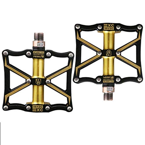 Mountain Bike Pedal : DOMOKI Mountain Bicycle Cycling Bike Pedals, New CNC Aluminum Antiskid UniversalDurable Mountain Bike Pedals Road Bike Hybrid Pedals for All bikes