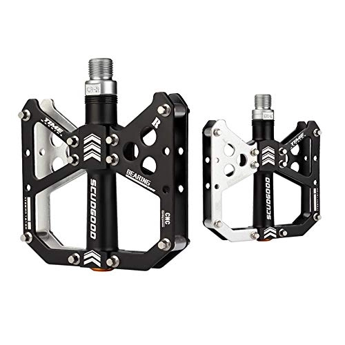 Mountain Bike Pedal : DRAKE18 Bicycle pedals, aluminum alloy non-slip and durable ultra-light mountain bike pedals for 9 / 16 MTB BMX mountain road bike hybrid pedals, B