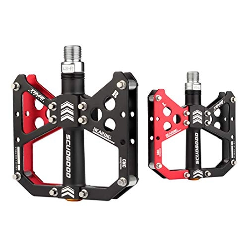 Mountain Bike Pedal : DRAKE18 Bicycle Pedals for Mountain Bike Lightweight Bearings CNC 9 / 16 Universal Aluminum Alloy Stud Design Pedals for Road & City Bikes