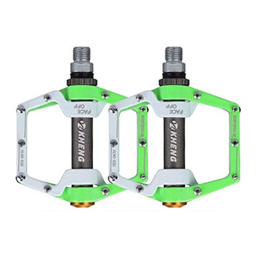Mountain Bike Pedal : Dreameryoly 2 Pieces Bicycle Pedal, Bearing Foot, Mountain Bike Bearing Pedal, Electric Car Pedal 4 Colors for men and women boys and girls