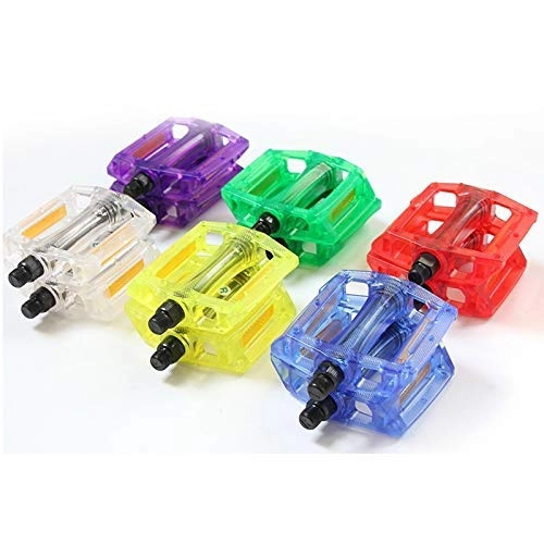 Mountain Bike Pedal : Dsnmm Anti-skid ultralight CNC mountain bike bicycle pedal sealed bearing pedal bicycle accessories 5 colors (Color : Green)
