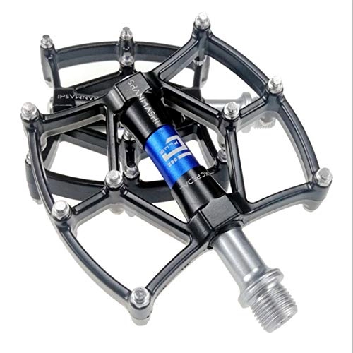 Mountain Bike Pedal : Dulan Ergonomic design pedals, Bicycle Bearing Pedal Three Bearing Road Bike Pedal Fixed Gear Bicycle Cycling Components & Parts (Color : 2)