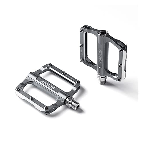 Mountain Bike Pedal : DUNRU Bike Pedal Mountain Bike Pedals Platform Bicycle Flat Alloy Pedals 9 / 16" Pedals Non-Slip Alloy Flat Pedals Road Bike Pedals (Color : A006 T)