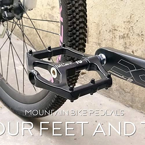 Mountain Bike Pedal : DWSLY Bicycle mountain bike pedal 1 Pair Fixed MTB BMX Bicycle Pedals Foot Pegs Outdoor Riding Sport Durable Pedal DH Crank MTB Road Bike Cycling Pedals Suitable for mountain bikes, folding bikes
