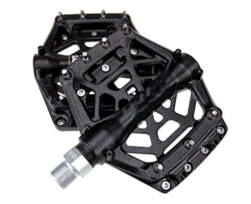 Mountain Bike Pedal : DWSLY Bicycle mountain bike pedal Heavy Magnesium Alloy Pedals Mountain Bike Sealed Bearing PedalsMountain Bike Pedal Bicycle Accessories Suitable for mountain bikes, folding bikes (Color : Nero)