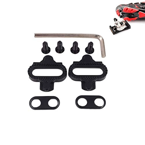 Mountain Bike Pedal : Easy Go Shopping MTB SPD Pedal Cleat 2 PCS for Shimano Mountain Bike Lock System SM-SH51 Bicycle Pedal Cleats