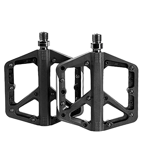 Mountain Bike Pedal : Egdu Bicycle Pedals, Bike Pedals with Non-Slip Steel Pins, Bicycle Pedals Assist Indoor Exercise Bikes And Outdoor Cycling, Easy To Replacement