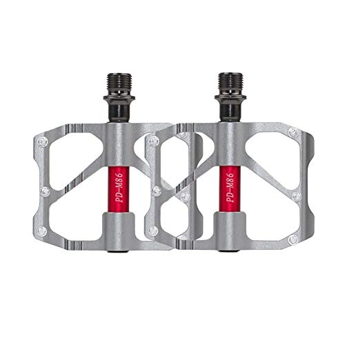Mountain Bike Pedal : eginvic Bicycle Pedal Aluminum Mountain Bike Alloy Bearing Pedal Durable Road Bicycle Ultralight Footrest Universal Cycling Platform Pedals