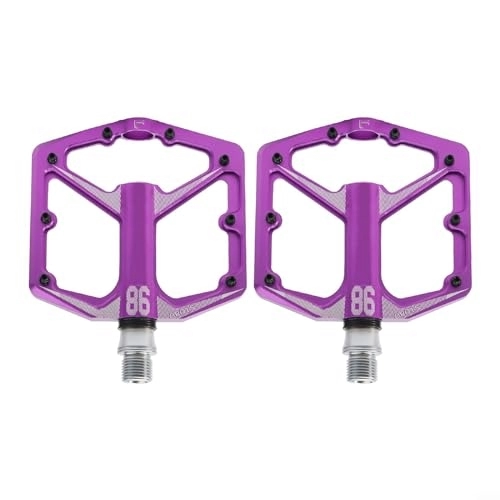 Mountain Bike Pedal : Enhance Your Riding Experience with Aluminum Alloy Mountain Bike Pedals(purple)
