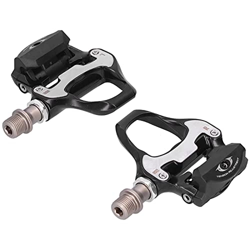 Mountain Bike Pedal : Eosnow Road Bicycle Self-locking Pedal, Mountain Bike Self‑locking Pedal Aluminum Alloy Adjustable Tension for Road Bicycle