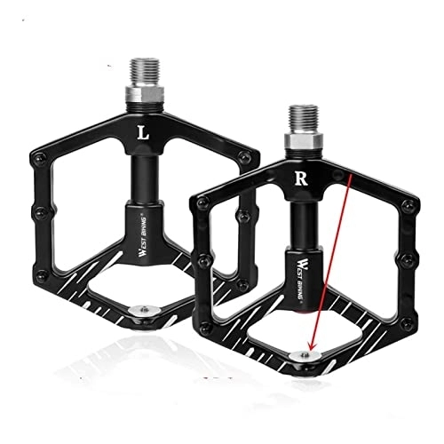 Mountain Bike Pedal : ERGDF Bike Pedals Ultralight MTB BMX Sealed Bearing Bicycle Pedals 9 / 16" Aluminum Alloy Road Mountain Bike Cycling Pedals (Color : 3)