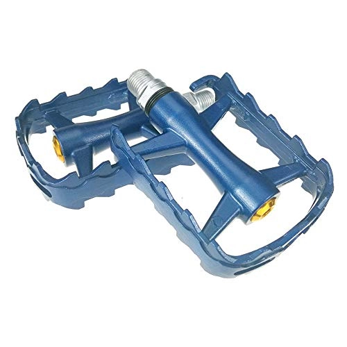 Mountain Bike Pedal : ERJQ Pedals for Mountain Bike Aluminum Mountain Bicycle Cycling Pedals 9 / 16 Inch Non-Slip Fits Most Bicycles, Blue