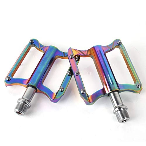 Mountain Bike Pedal : Esenlong 1 Pair Mtb Pedals, Mountain Bike Pedals, Bicycle Flat Pedals Durable Sealed Bearing Universal Cycling Pedal Bycicle Accessories