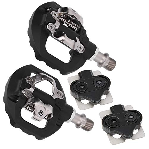 Mountain Bike Pedal : Esenlong bike pedals mountain bike adult, 1Pair M108 Mountain Road Bike Selfâ€‘locking Pedal Replacement Bicycle Cycling Equipment for SPD and traditional platform