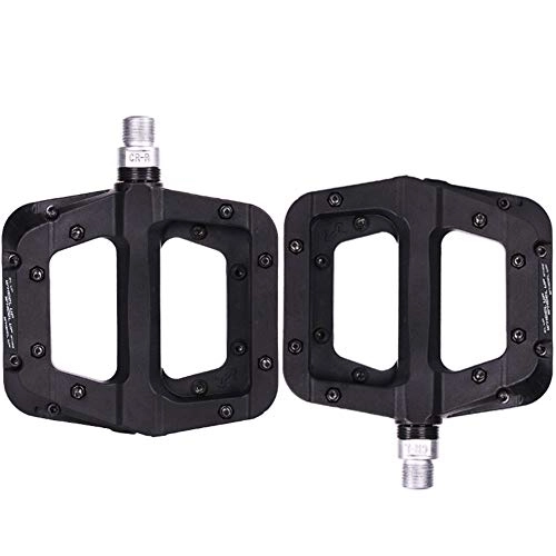 Mountain Bike Pedal : EWQ Bike Pedal Nylon Fiber Fully Enclosed Bearings Mountain Bike Pedals, Road Cycling Bicycle Pedals, for Outdoor Riding
