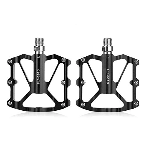 Mountain Bike Pedal : Exuberanter Bike Pedals, Aluminum Alloy Bicycle Platform Pedals Bicycle Pedals For MTB Mountain Bike Road Bike