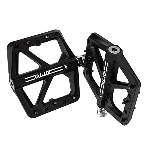 Mountain Bike Pedal : F Fityle Folding Bike Pedals, Mountain Bicycle Pedal Sets, Nylon Du Tremolin Bearing Pedals MTB Bike Accessories - Black