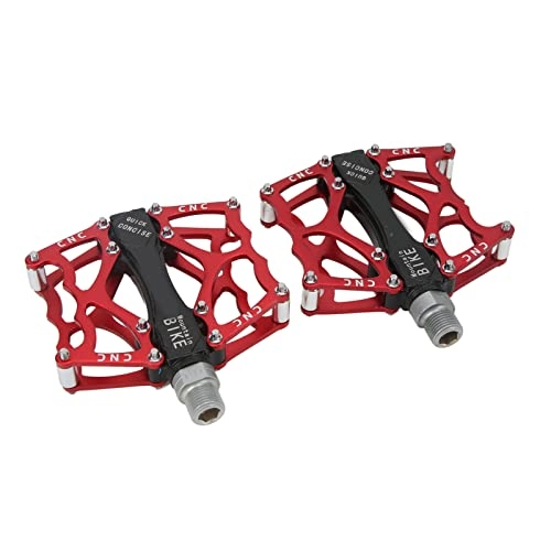 Mountain Bike Pedal : Faceuer Bike Flat Pedals, Durable Non Slip 1 Pair Bicycle Platform Pedals for Road Mountain Bike