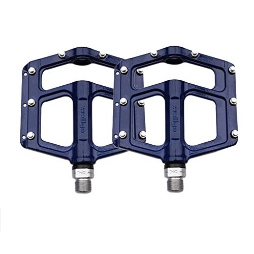 Mountain Bike Pedal : FCSW Bike Pedals, Bicycle Pedal Magnesium Alloy Lightweight Road MTB BMX Mountain Bike Pedals (color : Blue)