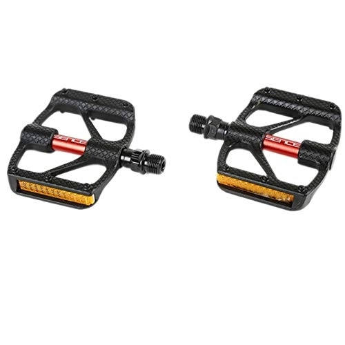 Mountain Bike Pedal : FDSJKD Bicycle Pedal No-Slip Ultralight Aluminum Alloy Mountain Bike Pedals Sealed Bearing Pedals Bicycle Accessories (Color : As shown)