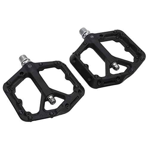 Mountain Bike Pedal : FECAMOS Pedals, Cleat Design Sturdy Stable Sealed Bearings Bike Pedals Replacement for Kilometer Bike for Recreational Vehicle