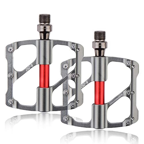 Mountain Bike Pedal : FEENGG Mountain Bike Pedals High-Strength Non-SlipUltra Strong Colorful Aluminum Alloy CNC Machined Cycling Sealed 3 Bearing Pedals for BMX MTB 9 / 16