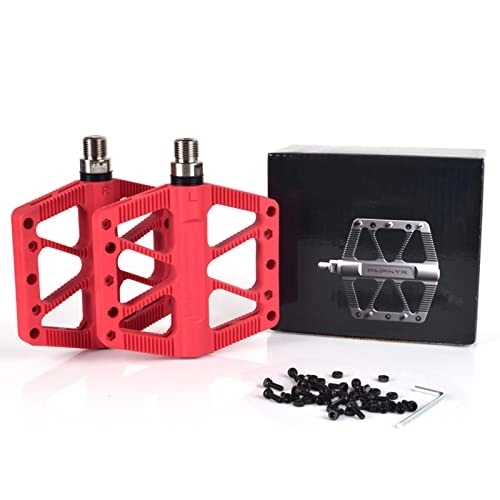 Mountain Bike Pedal : Felenny Mountain Bike Pedals Sealed Bearing Ultra Light Nylon Pedals Cycling Accessories for Road Bike