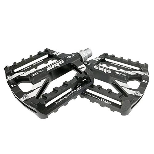 Mountain Bike Pedal : FENGXU Bicycle Aluminium Alloy Pedals - ultra Strong Antiskid MTB Bicycle Bearing - Pedal Bike Accessories, A