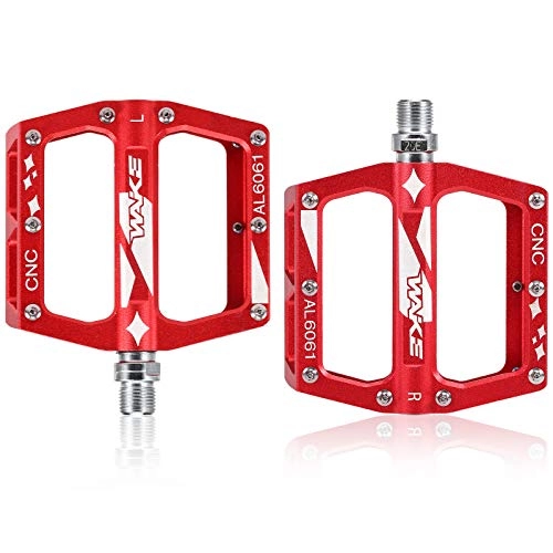 Mountain Bike Pedal : Festnight 1 Pair Bike Pedals Aluminium Alloy Bicycle Platform Pedals Mountain Bike Pedals Cycling Pedals