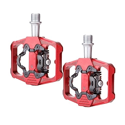 Mountain Bike Pedal : Flat Pedal for Bicycle Platforms – Seal Bearings Bicycle Pedals, Essential Bicycle Accessory for BMX, Junior Bike, Mountain , City , Road Chafferer