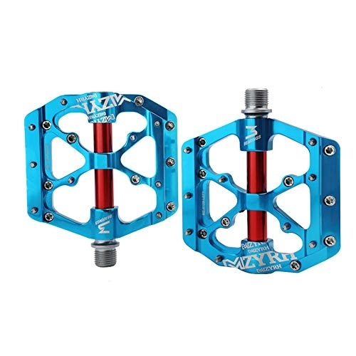 Mountain Bike Pedal : Flat Pedals Mtb Pedals Fooker Pedals Pedals For Road Bike Bike Pedals Metal Bike Pedals Pedals For Mountain Bike Bicycle Pedals Pedal Pedals Mountain Bike Pedals Metal Pedals blue, free size