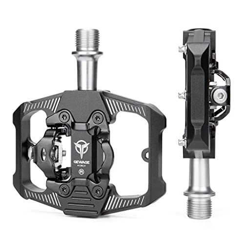 Mountain Bike Pedal : FOLODA Palin Pedal Platform Pedals Bicycle Pedal 3 Bearing Mountain Bike Aluminum Alloy for SPD Mountain Clipless Pedals