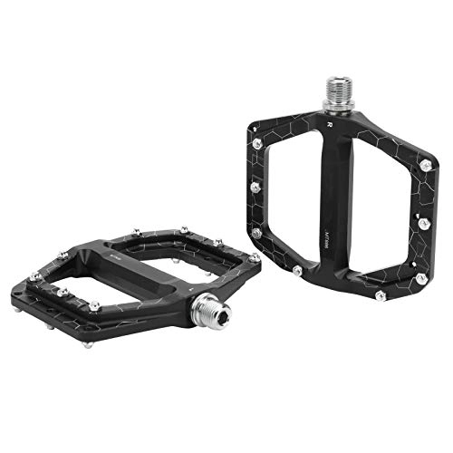 Mountain Bike Pedal : FOLOSAFENAR Bicycle Pedals, Aluminum Alloy Non-Slip Pedals, with Anodized Surface, for Mountain Bikes / Road Bikes / Folding Bikes