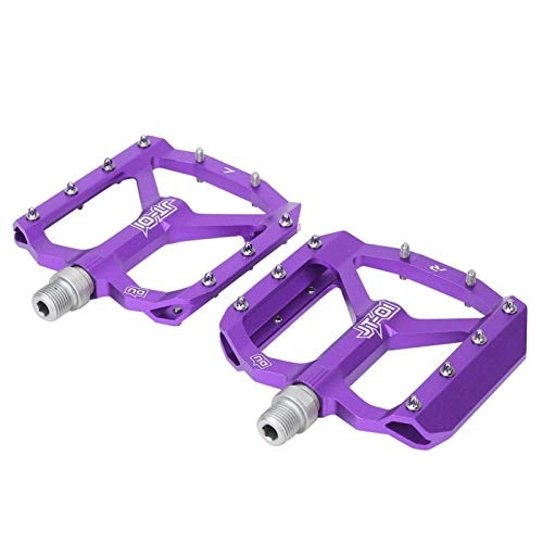 Mountain Bike Pedal : FOLOSAFENAR Bike Bearing Foot Rest Convenient Bicycle Pedal, for Mountain Bike Bicycle(purple)