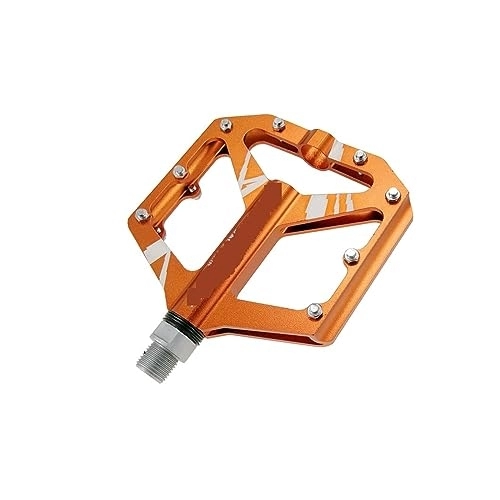 Mountain Bike Pedal : footboard K150 Bicycle Pedal Mountain Bike Pedals Mtb Seal Bearings Bike Footrest Big Flat Treat Ultralight Cycling Pedals Perfect for replacing your old parts. (Color : NINJA K150 Orange)