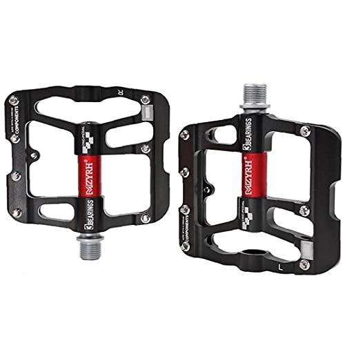 Mountain Bike Pedal : Froiny 1 Pair Bicycle Pedals 3 Bearings Mountain Bike Road Bike Pedals with Platform