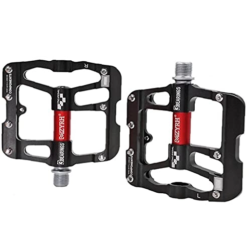 Mountain Bike Pedal : Froiny 1 Pair Bicycle Pedals, 3 Bearings Mountain Bike Road Bike Pedals with Platform 9 / 16 Inch