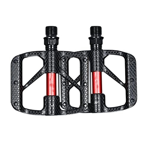 Mountain Bike Pedal : FURONG Ye pf Mountain Bike Pedals Bicycle Compatible With BMX / Mountainbike Bike Pedal 9 / 16 Universal With Night Light Reflective Plate Parts Accessories Ye pf