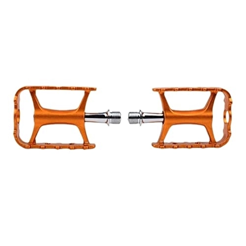 Mountain Bike Pedal : FURONG Ye pf Road Pedals DU Sealed Bearing Mountain Bike Pedal Compatible With MTB Pedals Ultralight Pedal 228g Cycling Pedals Ye pf (Color : Gold)