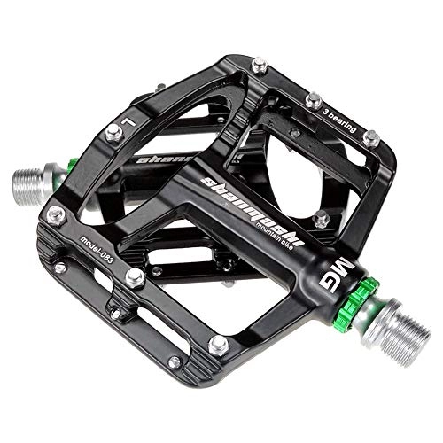 Mountain Bike Pedal : FYLY-9 / 16" Bike Pedal, Lightweight Non-Slip Mountain Bicycle Platform Pedals, Aluminum Alloy CNC Craft Pedals, for BMX MTB Road Bikes