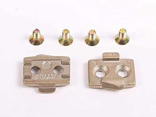 Mountain Bike Pedal : FYLYHWY MTB Bike Pedals bike cleats Bicycle Cycling Parts Mountain Bike Pedal Cleats brass 1 pair