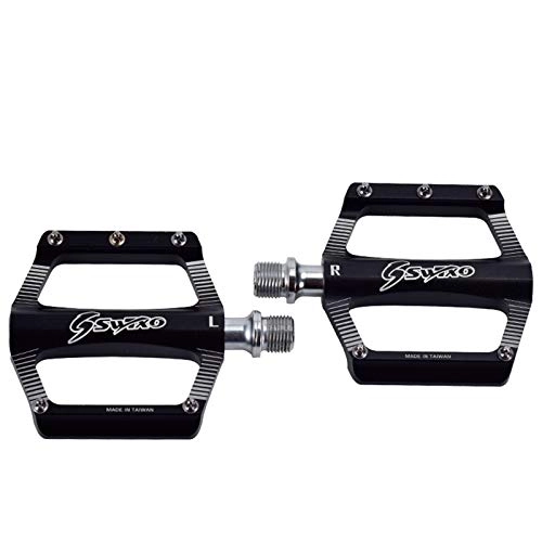 Mountain Bike Pedal : FYQF Bike Pedals, Bicycle Platform, Cycling Bicycle Road Bike Hybrid Pedals for Mountain Bike Road Vehicles and Folding, 1 Pair, b