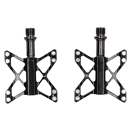 Mountain Bike Pedal : Gaeirt Non‑Slip Bike Pedals, Easy To Install Non-Slip Bicycle Flat Pedals with Strong Grip for Mountain Road Bike for Most Bicycle
