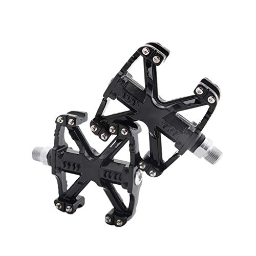 Mountain Bike Pedal : GAOLEI1 Mountain Bike Pedal Non-slip Design Sealed Bearing Bicycle Pedal High Strength Durable Bike Pedals Quick And Easy Installation (black)